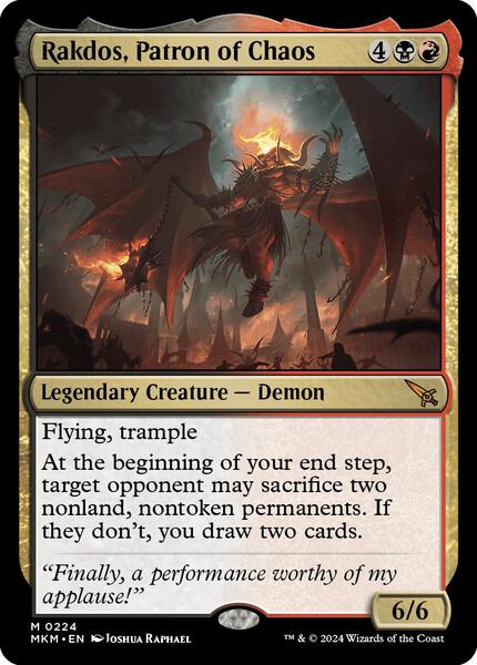 Rakdos, Patron of Chaos - Murders at Karlov Manor 224