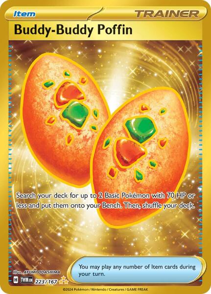 Buddy-Buddy Poffin - FOIL ★ SV06: Twilight Masquerade 223/167