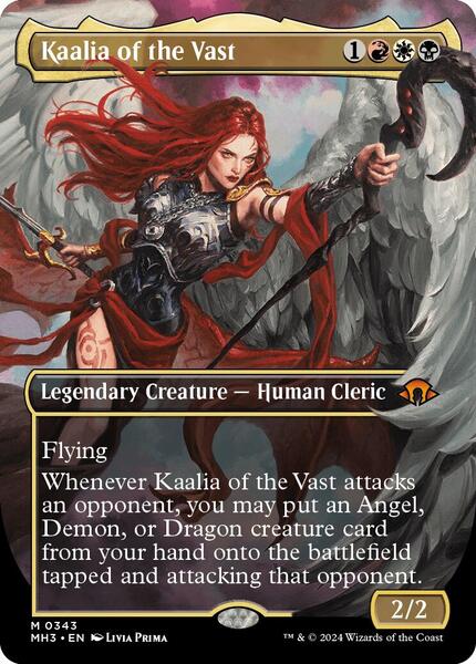 Kaalia of the Vast (0343) (Borderless) - FOIL ★ Modern Horizons 3 343