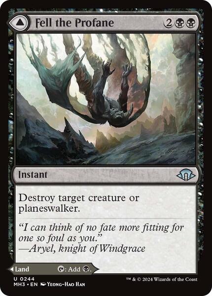 Fell the Profane - FOIL ★ Modern Horizons 3 244