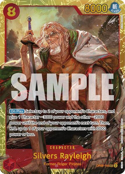 Silvers Rayleigh - FOIL ★ Two Legends OP08-118