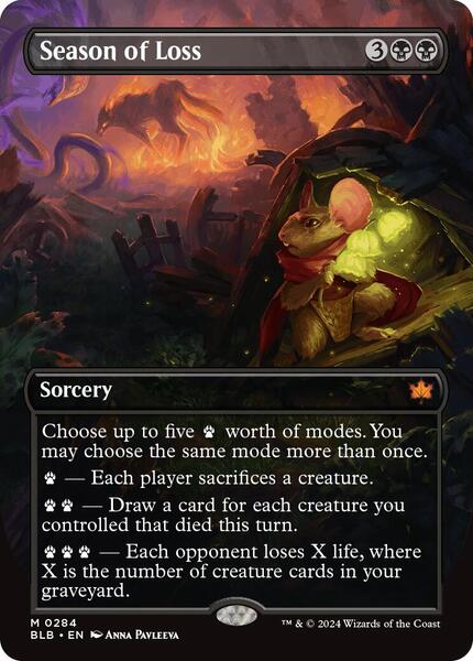 Season of Loss (Borderless) - Bloomburrow 284