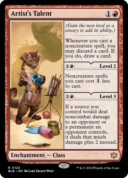 Artist's Talent - Bloomburrow 124