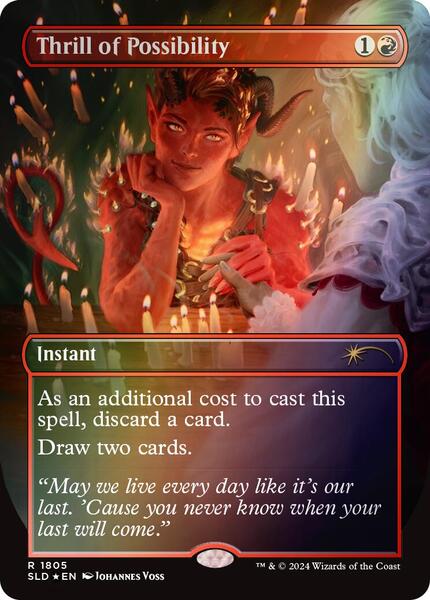 Thrill of Possibility (1805) (Rainbow Foil) - FOIL ★ Secret Lair Drop Series 1805
