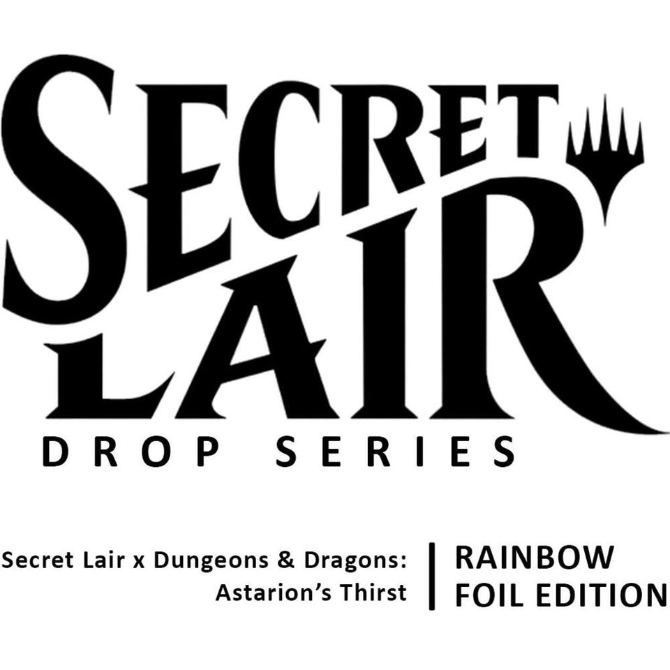 MTG: Secret Lair x Dungeons & Dragons, Astarion's Thirst Rainbow Foil