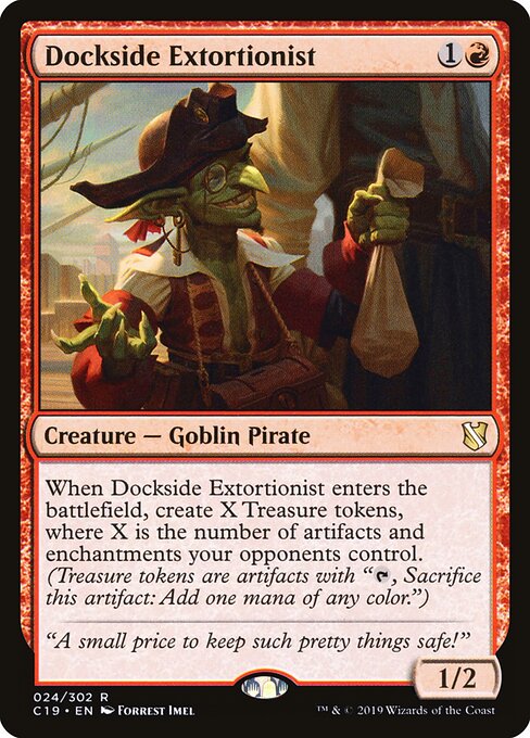 Dockside Extortionist - Commander 2019 C19 024/302 R (2019; Forrest Imel)