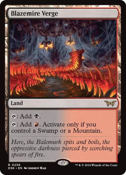 Blazemire Verge - FOIL ★ Duskmourn: House of Horror 256