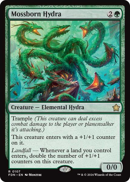 Mossborn Hydra - FOIL ★ Foundations 107