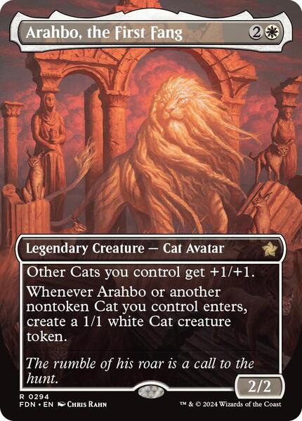 Arahbo, the First Fang (Borderless) - Foundations 294