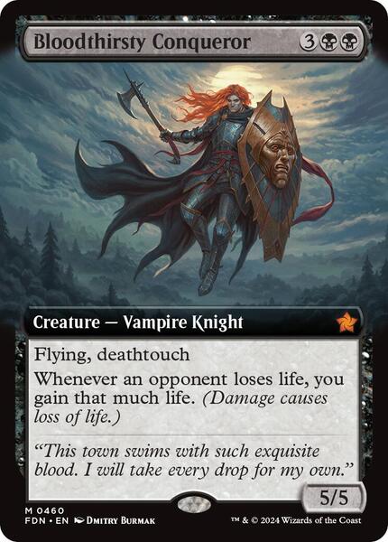 Bloodthirsty Conqueror (Extended Art) - Foundations 460