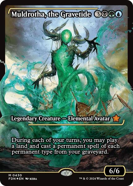 Muldrotha, the Gravetide (Showcase) - FOIL ★ Foundations 430