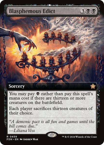 Blasphemous Edict (Extended Art) - Foundations 459