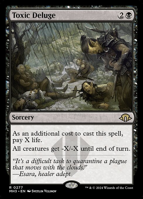 Toxic Deluge - Modern Horizons 3 MH3 0277 R (2024; Svetlin Velinov art)