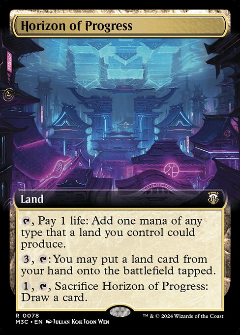 Horizon of Progress (Extended Art) (Ripple Foil) - FOIL ★ Commander: Modern Horizons 3 78