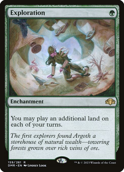 Exploration - Dominaria Remastered DMR 159/261 R (2023; Lindsey Look art)