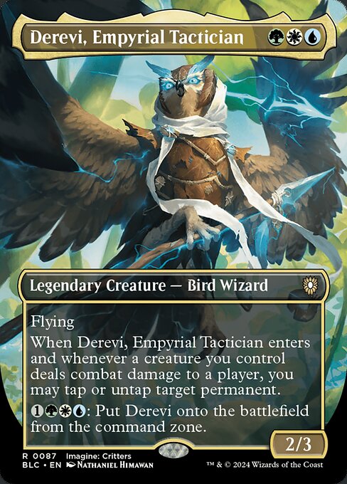 Derevi, Empyrial Tactician - FOIL ★ Bloomburrow Commander BLC 0087 R