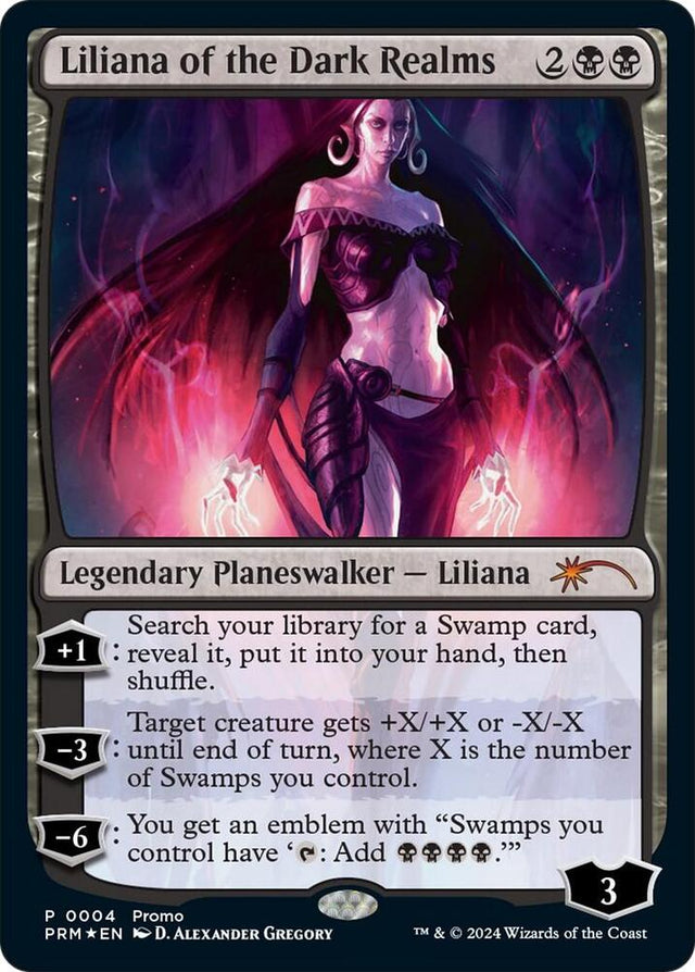 Liliana of the Dark Realms — PMEI (Lightly Played)