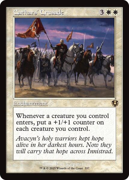 Cathars' Crusade (Retro Frame) - Innistrad Remastered 337