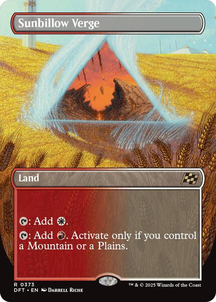 Sunbillow Verge (Borderless) - FOIL ★ Aetherdrift 373