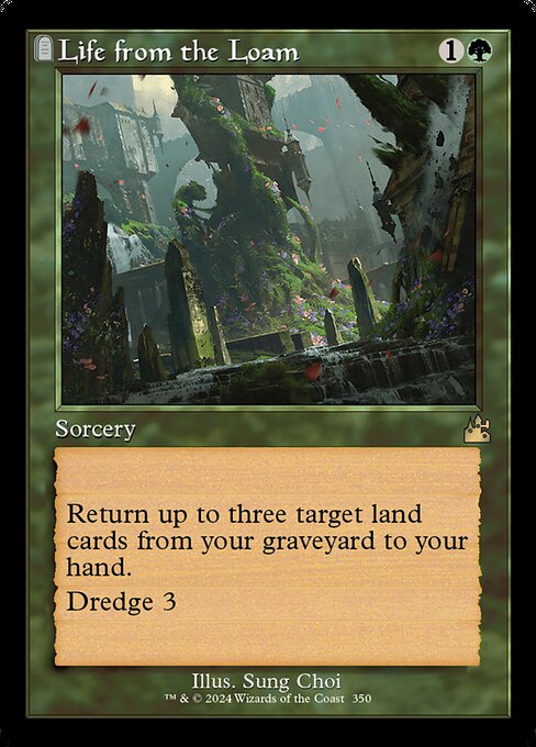 Life from the Loam - Ravnica Remastered RVR 350 retro frame (2024)