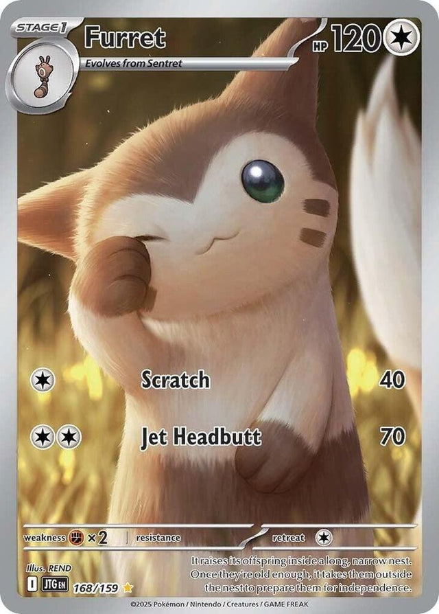 Furret 168/159 Journey Together Illustration Rare