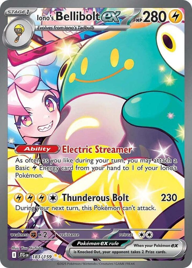 Iono's Bellibolt ex - SV09: Journey Together 183/159