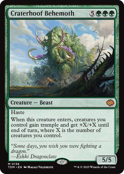 Craterhoof Behemoth - Tarkir: Dragonstorm 138