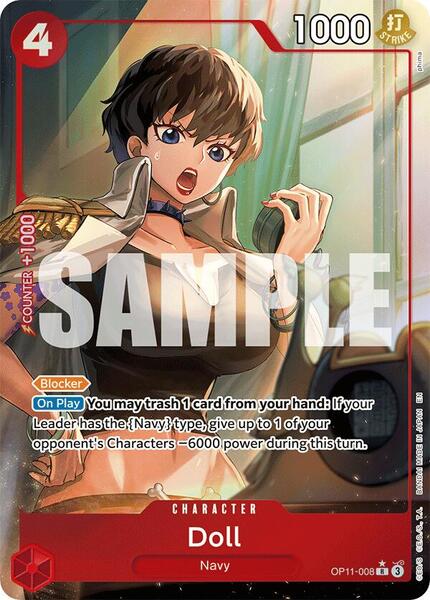 Doll (Alternate Art) - FOIL ★ A Fist of Divine Speed OP11-008
