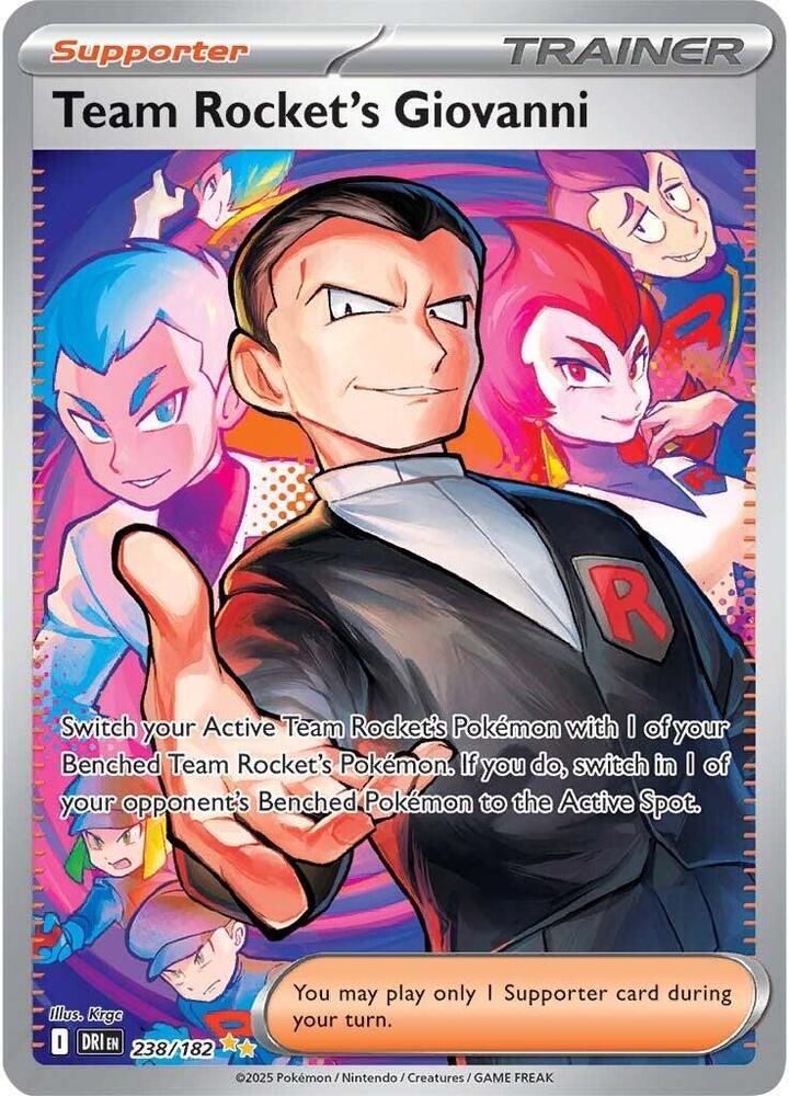 Team Rocket's Giovanni - 238/182 — DRI (Lightly Played)