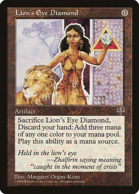 Lion's Eye Diamond - Mirage 1996 (Margaret Organ-Kean)