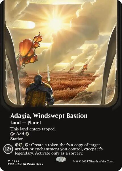 Adagia, Windswept Bastion (Borderless) - Edge of Eternities 277