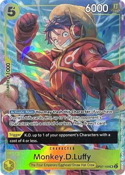 Monkey.D.Luffy (Illustration Box Vol.3) - FOIL ★ One Piece Promotion Cards OP07-109