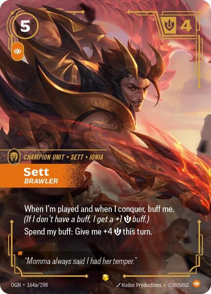 Sett, Brawler (Alternate Art) — OGN