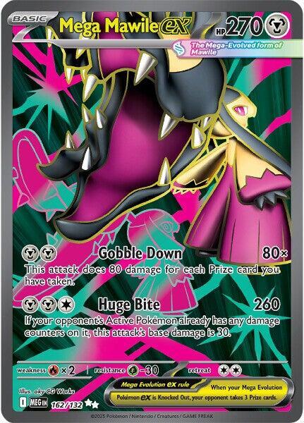 Mega Mawile ex - 162/132 - FOIL ★ ME01: Mega Evolution 162/132