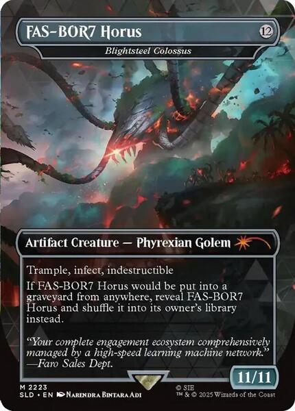 FAS-BOR7 Horus - Blightsteel Colossus - Secret Lair Drop Series 2223