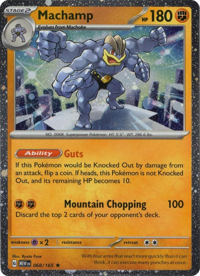 Machamp 068/165 (Cosmos Holo) — MCAP (Lightly Played)