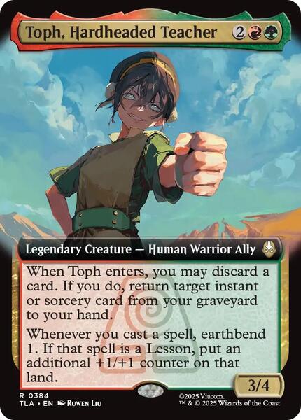 Toph, Hardheaded Teacher (Extended Art) - FOIL ★ Avatar: The Last Airbender 384
