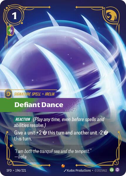 Defiant Dance - FOIL ★ Spiritforged 196/221