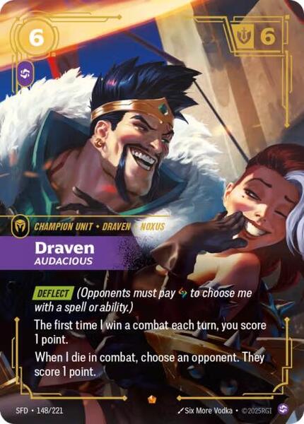 Draven, Audacious — SFD