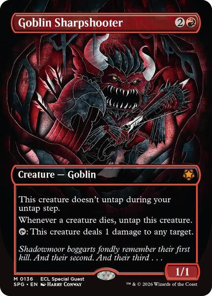 Goblin Sharpshooter (Borderless) - Special Guests 136