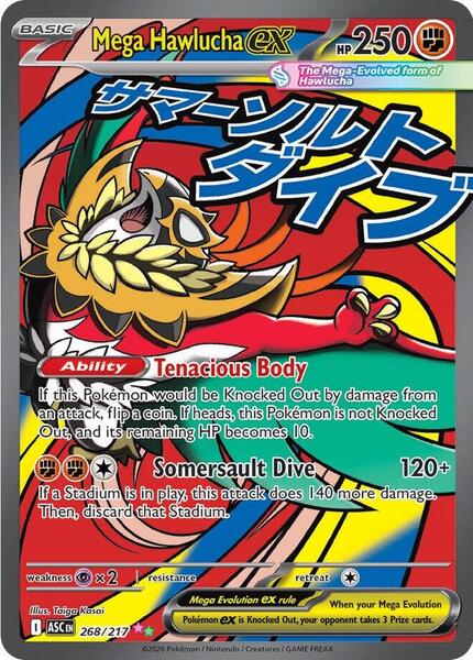Mega Hawlucha ex - 268/217 — ASC