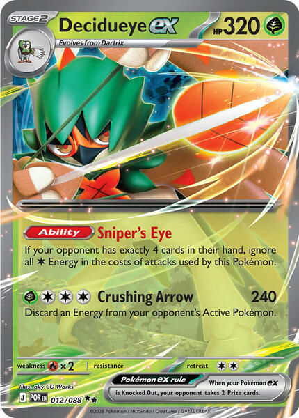 Decidueye ex - 012/088 — POR