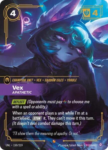 Vex, Apathetic — UNL