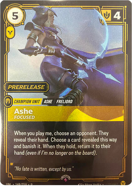 Ashe, Focused - FOIL ★ Unleashed 169/219