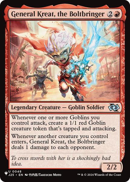General Kreat, the Boltbringer (Anime) - The List Reprints 48
