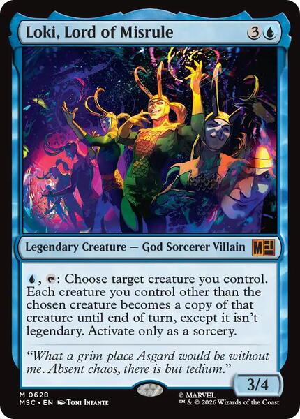 Loki, Lord of Misrule - Commander: Marvel Super Heroes 628