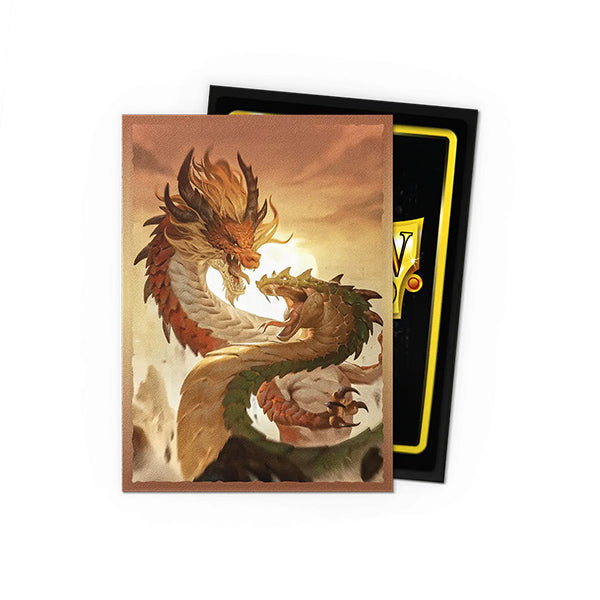 Dragon Shield Sleeves: Standard DUAL- Matte 'Wood Snake' (100 ct.)