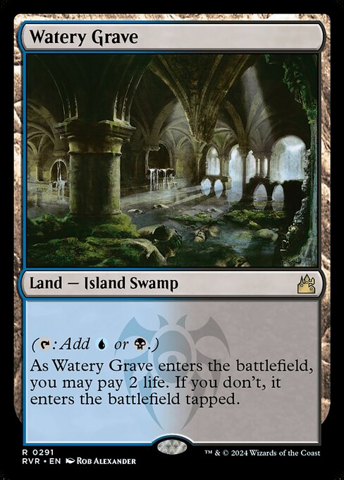 Watery Grave - FOIL ★ Ravnica Remastered RVR 0291 R (2024; Rob Alexander)