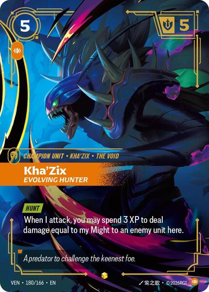 Kha'Zix, Evolving Hunter (Overnumbered) — VEN