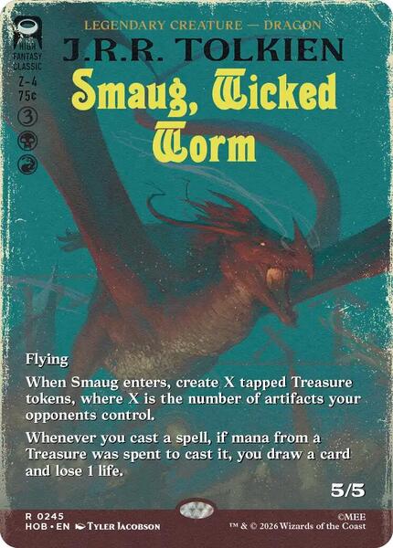 Smaug, Wicked Worm (Borderless) — HOB